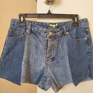 Denim shorts